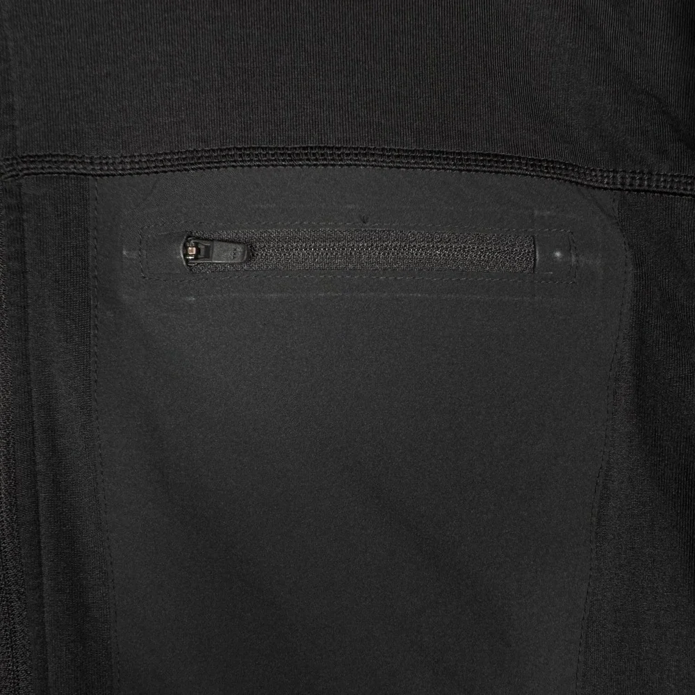 WARROAD Quarter Zip Black Fleece Sweater - Men's Large
